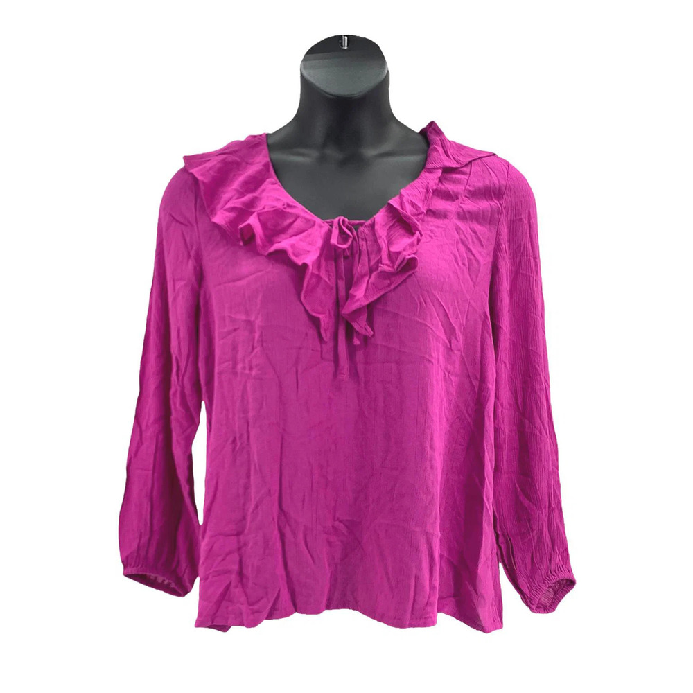 Haute Hippie Tribe 'Ruby' Long Sleeve Top Wild Aster - Regular